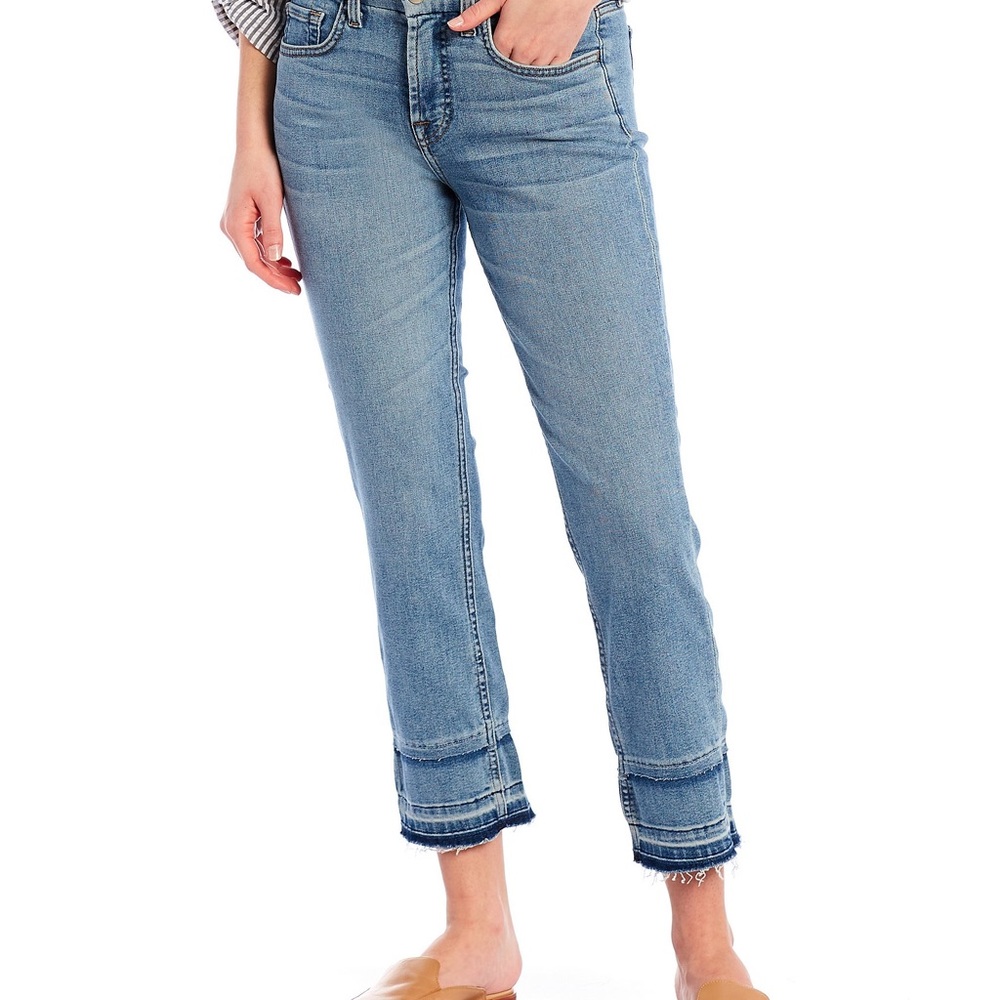 7 For All Mankind Double Straight Leg Jeans 26